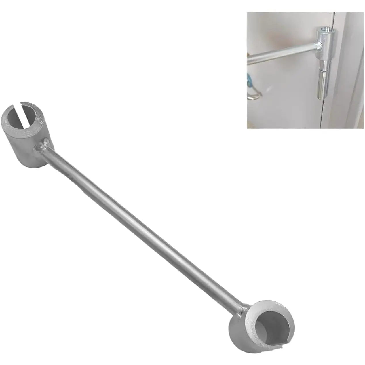 Heavy Duty Door Hinge Adjustment Tool, 2-in-1 Hinge Gap Aligning Wrench, Universal Hinge Bender for Residential, Fire, Security & Clean-Room Flag Hinges